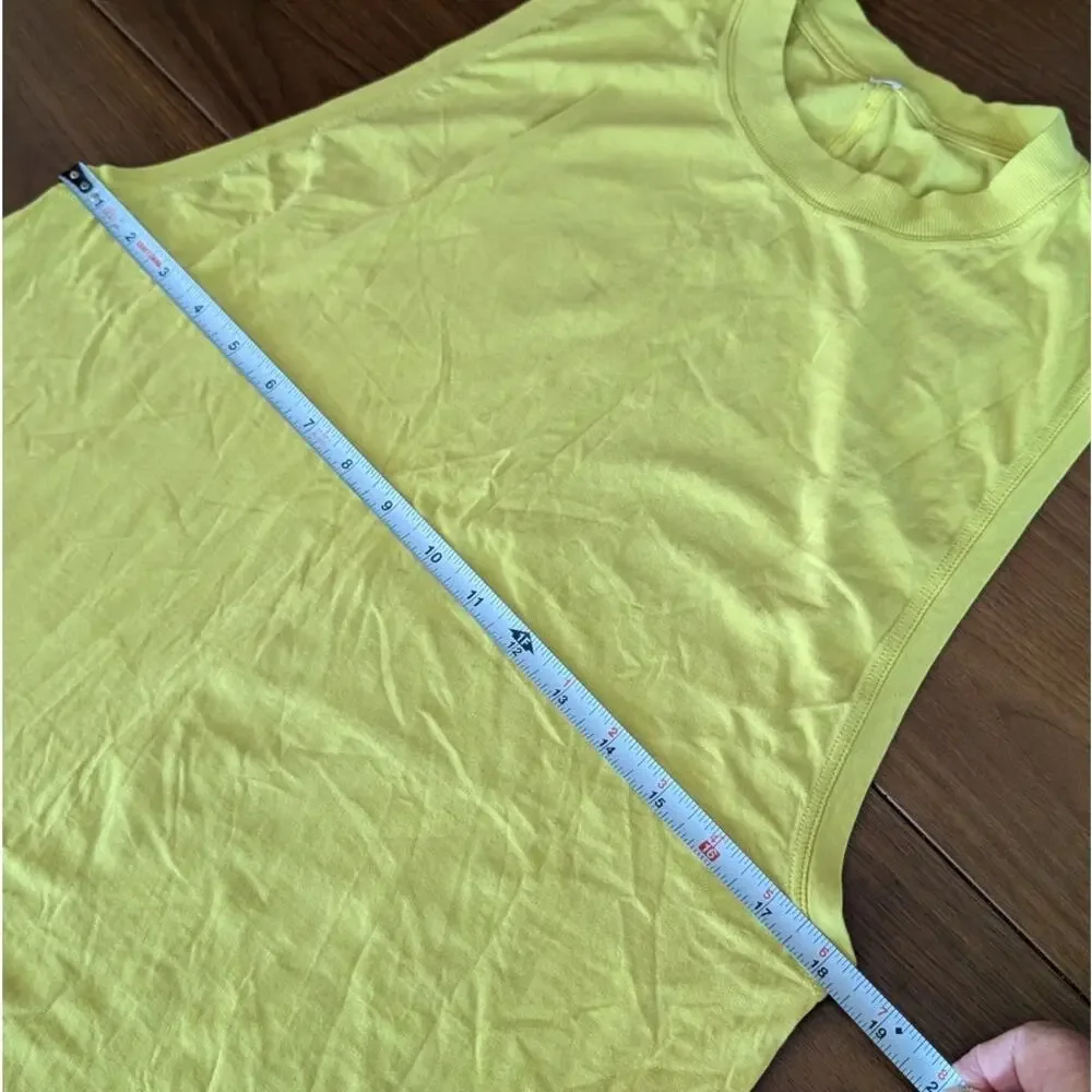 Lululemon All Yours Yellow Boyfriend Tank in Soleil W1CGLS